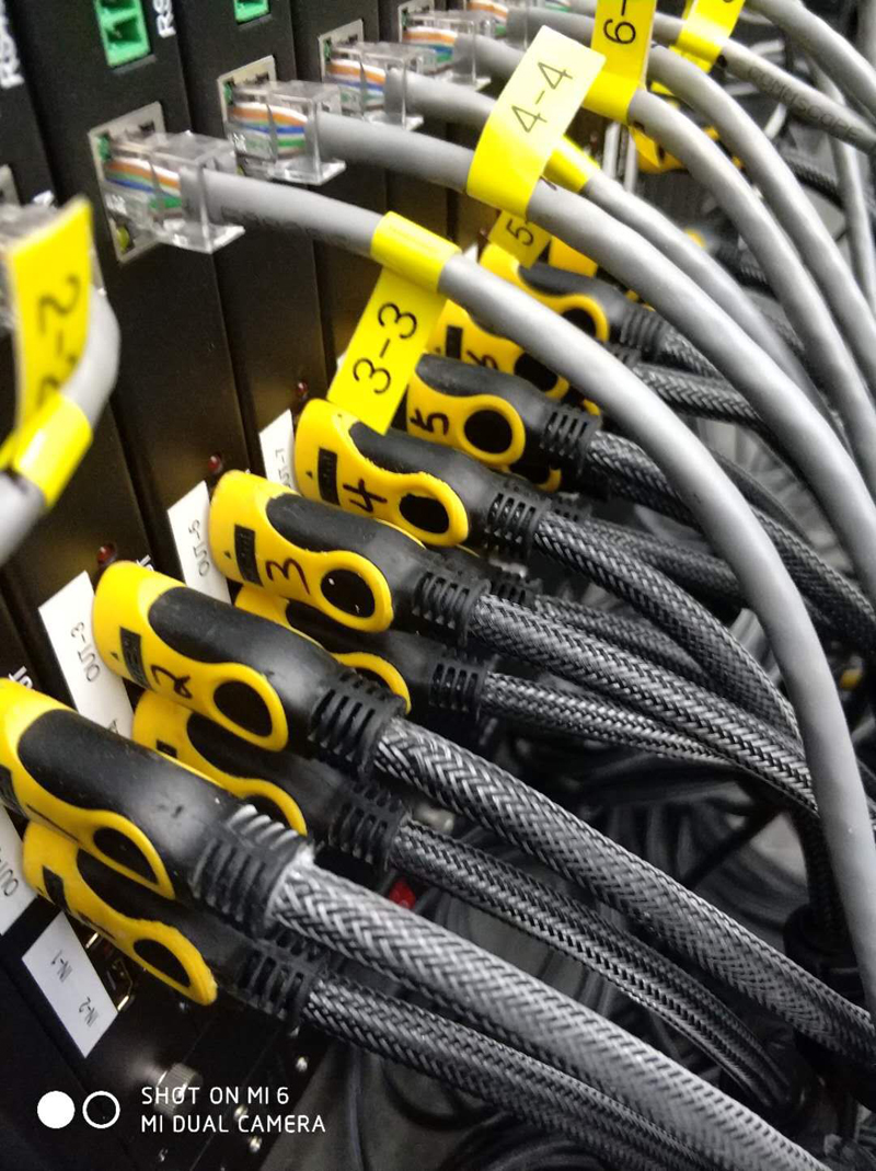 機房綜合布線標簽、標識細節