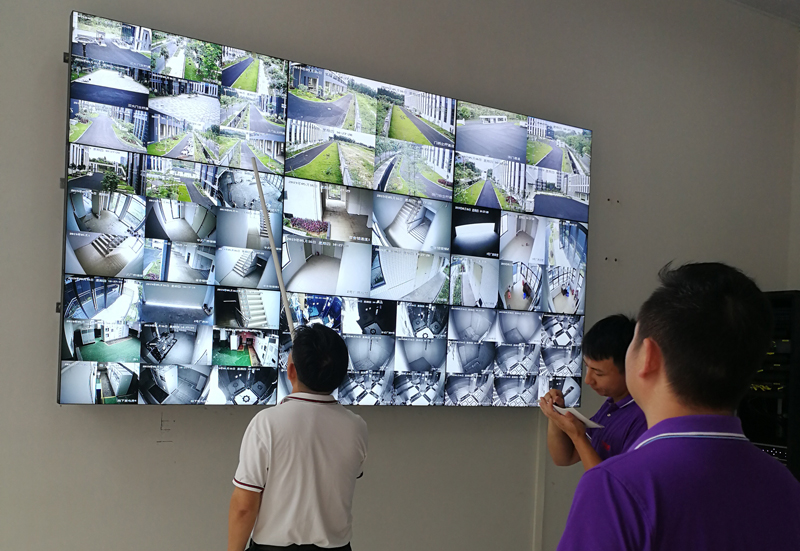 監(jiān)控拼接屏調(diào)試